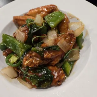 Spicy basil chicken wings