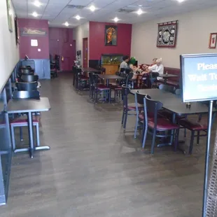 View looking in from the front entryway.