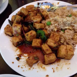 Crispy Tofu in Mandarin Sauce