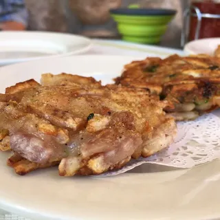 Pan Fried Taro Shrimp Cake