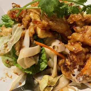 Soft Shell Crab Fun Pei Salad