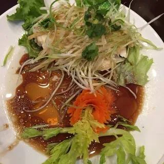 Steamed Chilean Sea Bass with Ginger and Scallions