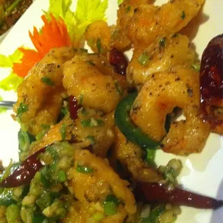 Salt and Pepper Prawns