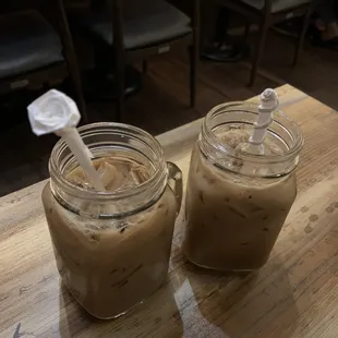 Iced Vietnamese coffees