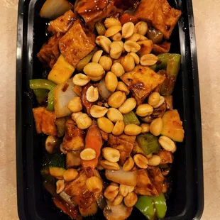 Kung pao tofu $10.95