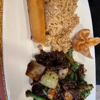 L12. Mongolian Beef Lunch Special