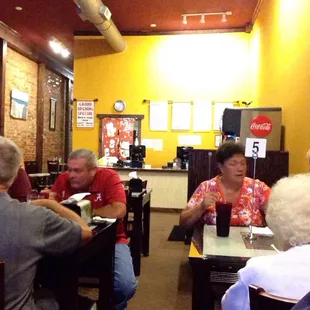 Great food, friendly people.
