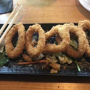 Calamari appetizer