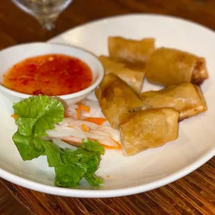 Veggie crispy spring rolls