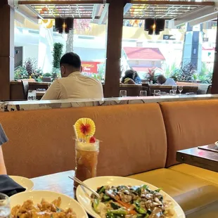 Taiwanese Three-cup chicken; Chinese broccoli beef chow fun