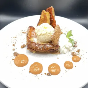 Thai tea french toast