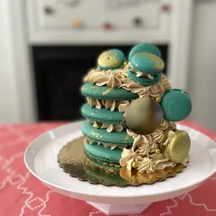 4/2022 butter cookie macaron cake