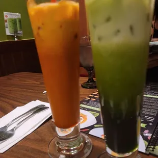 Thai Matcha &amp; Thai tea