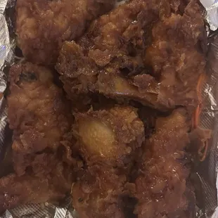 Chicken wings spicy