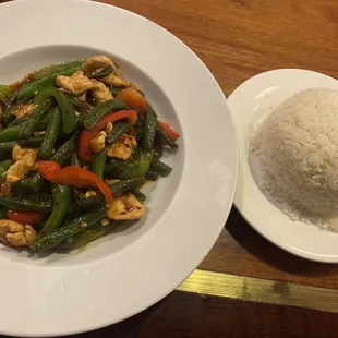 Pad Prik Khing w/ Chicken