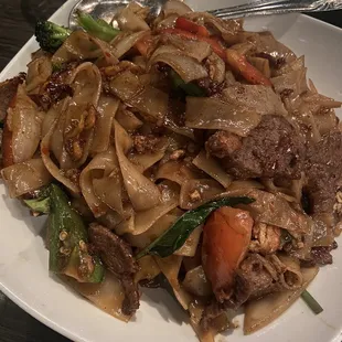 pad kee mao beef