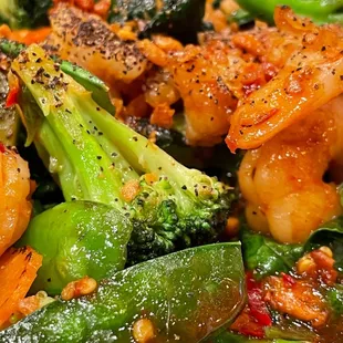 Spicy shrimp