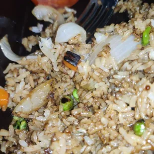 Burnt rice