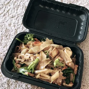 Pad see ew with tofu