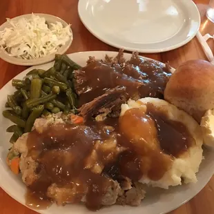Amish roast beef dinner