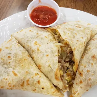 Breakfast quesadilla