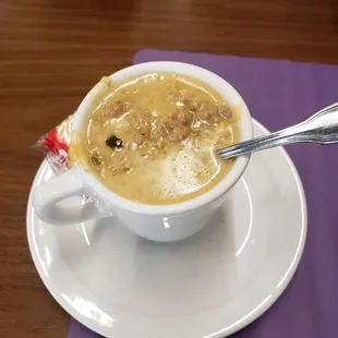 Cheeseburger Pickle Soup