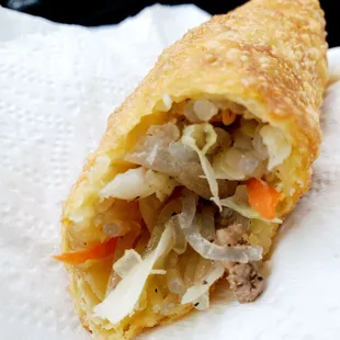 Inside the egg roll