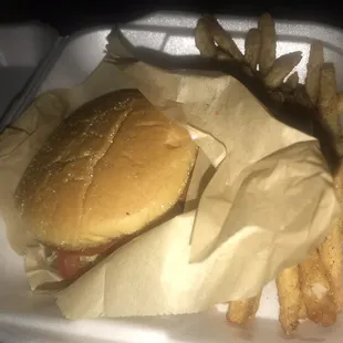 Cheeseburger &amp; Fries