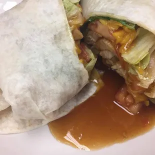 Chicken Bourbon Wrap!