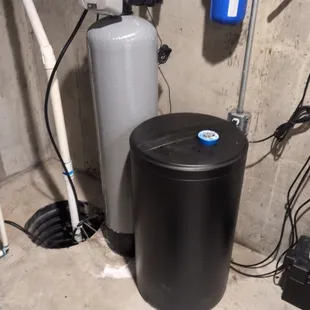 Water softener install w/filter