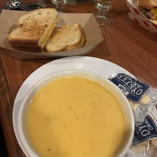 Grilled cheese and soup of the day