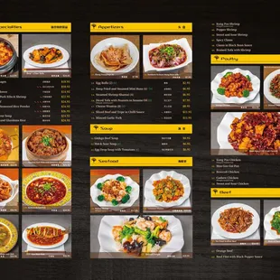 Takeaway menu