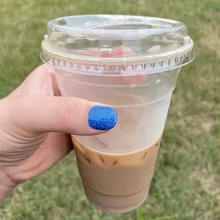 Coffee, iced chai, study