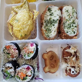 Pork with Cheese Katsu Bento