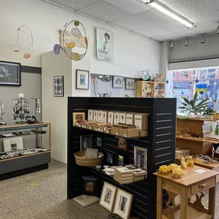 Great shop for fun gifts and art supplies.