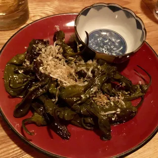 Blistered Shishito Peppers