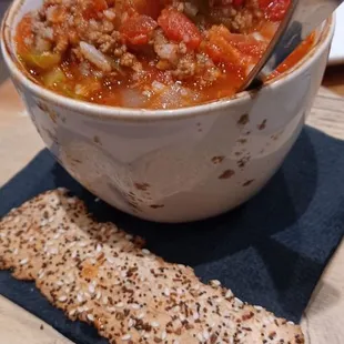 Stuffed pepper soup