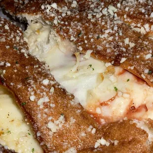 Cheese calzone close up (CYO)