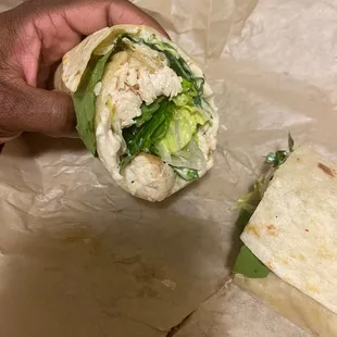 Grilled Chicken Caesar Wrap