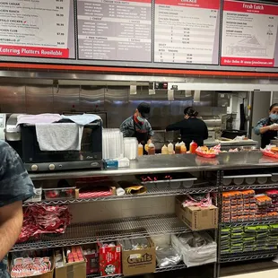 Menu &amp; grill
