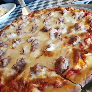 pizza, food