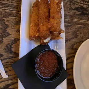 Famous Handrolled Mozzarella Sticks