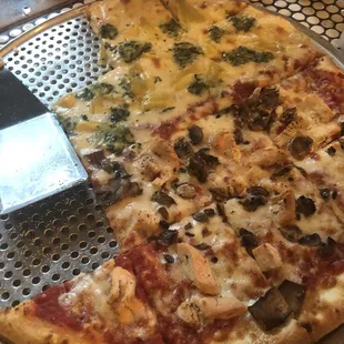 Spinach Artichoke Pizza