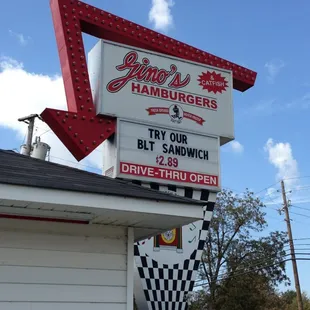 the sign