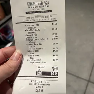 The check
