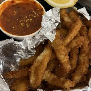 Fried calamari