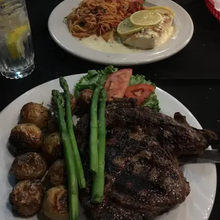 Blackened Salmon w/ Rosemary Potatoes