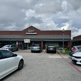 the front of the restaurant