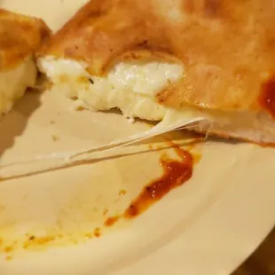 Cheese calzone