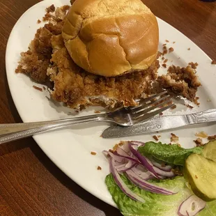 Could not eat it to the Pork Tenderloin Sandwich